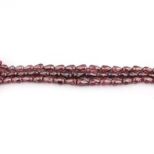Perles de zircon rose LKBEADS en briolettes pour fabriquer vos bijoux de mariage originaux