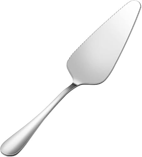 Alitopo Pie Servers, Stainless Steel Dessert Pastry Pie Cake Servers for Celebration Party Wedding Home or More, Silver (8.9inch)
