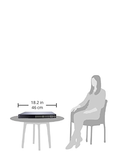 Image of Cisco SG500-28P 28 Port Gigabit POE 500 Series Stackable Managed Switch