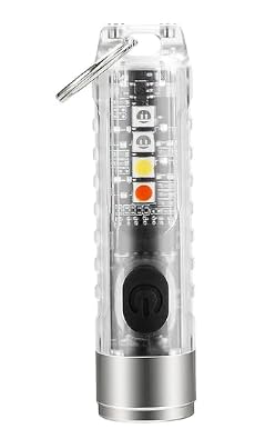 Image of Mini USB Rechargeable LED Flashlight | 400 Lumens COB Keychain Torch Light | Pocket Size EDC Light with 11 Modes | Waterproof & Durable Mini Torch for Camping, Emergency & Daily Use