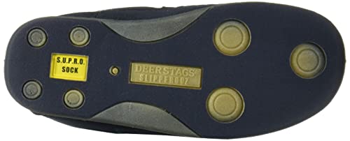 Deer Stags Boy's Slipper, Navy, 12 Little Kid #TOP3