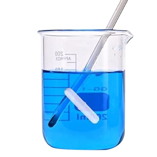 Barra agitadora magnética resistente a altas temperaturas, varilla de PTFE Rengue de 10 piezas 3