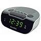 SALORA Digitaler Nachttischwecker, CR612 batteriebetriebener digitaler Nachttisch-Radiowecker, intelligenter Wecker mit Mehreren Alarmen, Schlummerfunktion | Wecker Digital für Schlafzimmer | Schwarz