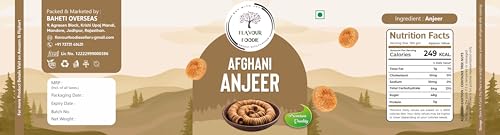Image of Flavour Foodie Premium Anjeer 500GM | Soft, Juicy and Naturally Dried Figs Dry Fruit | No Added Sugar | Healthy Snack Rich Source Of Fiber | Low in Fat | Jar Pack Of 1