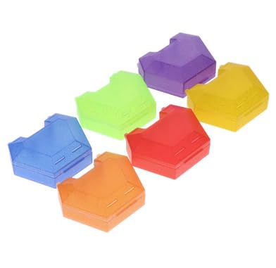 AmeriCan Goods 1/Pcs Premium Glitter Denture Bath Case Box Retainer, Splint & Night Guard Storage, Travel Container