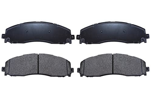 Image of Ceramic Rear Brake Pads Set(D1691) Replacement for Ford 2013-16 F250 Super Duty, Ford 2013-16 F350, 2013-21 F350 Super Duty, Ford 2013-16 F450 Super Duty