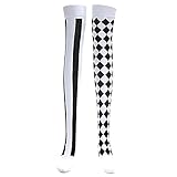 Photo Gallery erospa® harlekin - calze da donna a quadretti / strisce - halloween carnevale - taglia unica Photo Gallery erospa® harlekin - calze da donna a quadretti / strisce - halloween carnevale - taglia unica