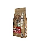 Pais de Origen: Reino Unido. YERBERO Nature Grain Free salmón/Trucha Comida para Perros SIN Cereales 12kg