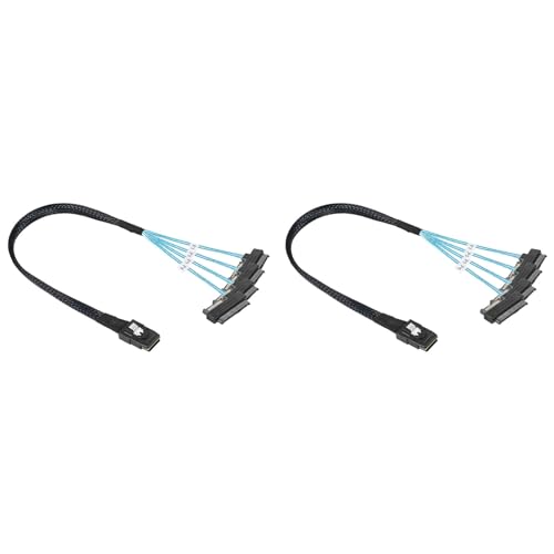 Câble SFF-8087 vers 4 SFF-8482 idéal pour étendre le stockage d'un serveur 1m