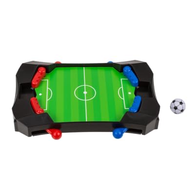BLUECHOLON Mini-Brettspiel Fußball und Hockey, interaktives Tischfußball-Spielzeug, Geschenk, Party, interaktiv, Spaß, pädagogisch, Schule, Reisen, Kinder, Airhockey (FUTBOL)