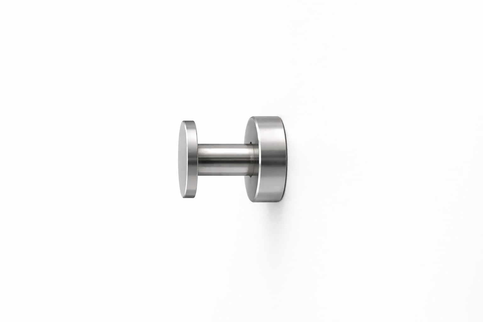 Gancio Accappatoio Bagno in Acciaio Inox AISI 316L Adesivo o con Vite | Gancio Appendiabiti da Parete, Appendino da Muro MVA5