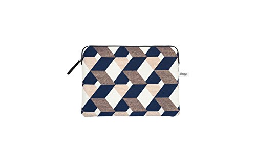 Funda para MacBook PRO 16" / MacBook PRO 15" con cierre de cremallera en Sofa Lurex y Neopreno