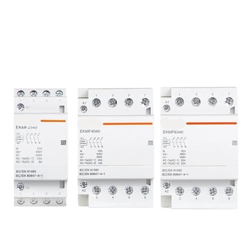Contacteur modulaire automatique 25A 4NO EKMF rail DIN 230V 2P