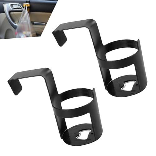 Portavasos para carro Flygun 2 piezas negro miniatura 1