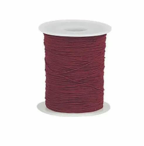 Szycie elastycznych pasów, Nylonowa elastyczna nić do szycia ze spandeksu wielokolorowa 30 mm 200 jardów(Burgundy)
