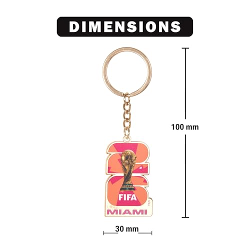 Image of 2026 FIFA World Cup Keychain - Officially Licensed, Collectible Gift for Fans, Durable Metal Ring for Keys, Backpacks