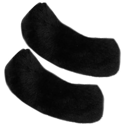 SUPVOX Fundas Desmontables de Felpa Suave para Pantuflas de Mujer, Decoración Cálida y Peluda para Zapatillas, Talla Pequeña 14.5x4.5 Cm, Accesorio Cómodo para Calzado de Invierno