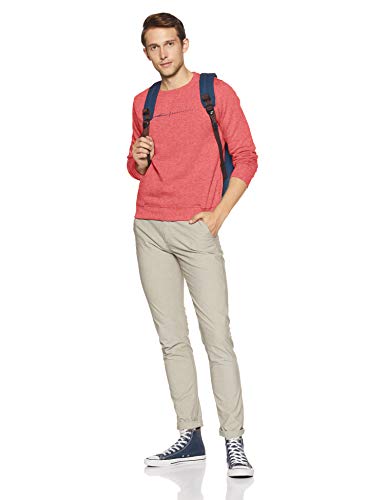Image of Qube By Fort Collins Men's Cotton Crew Neck Sweatshirt