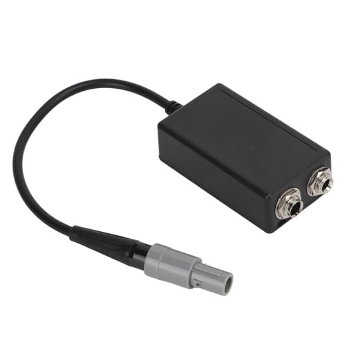 Adaptador de auriculares de aviación con cable duradero miniatura 7