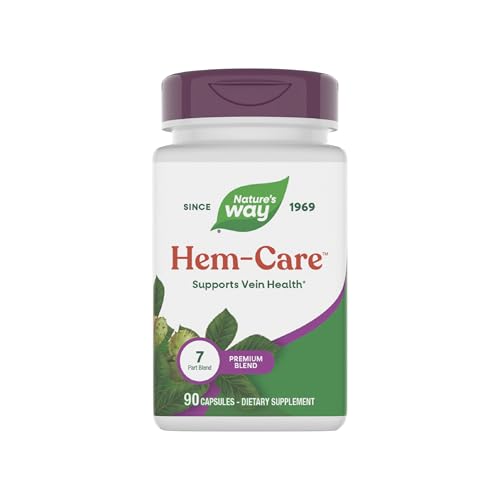 Nature's Way Premium Hem-Care, Vein Health Blend, 90 Capsules - image 1
