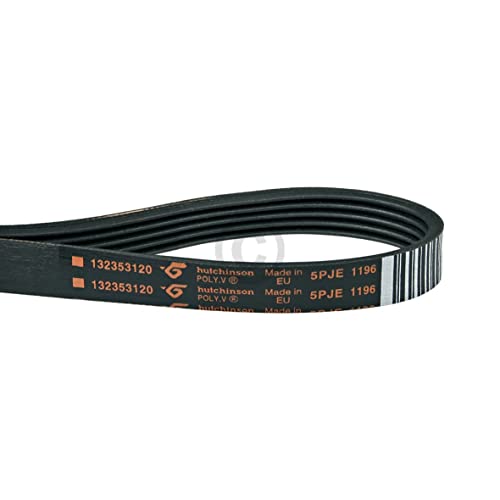 Courroie trapézoïdale 1196PJ6E compatible avec AEG 132353120/0 pour machine à laver et sèche-linge