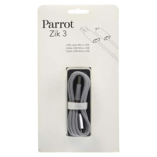 Parrot ZIK 3 USB-kabel grå