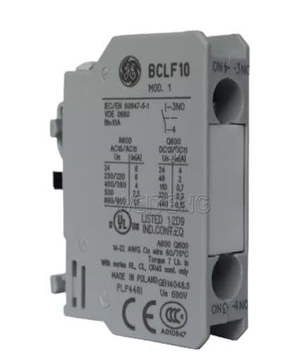 Contact auxiliaire BCLF10 1NO haute performance mecanique bloc de contact superieur 104700 DC