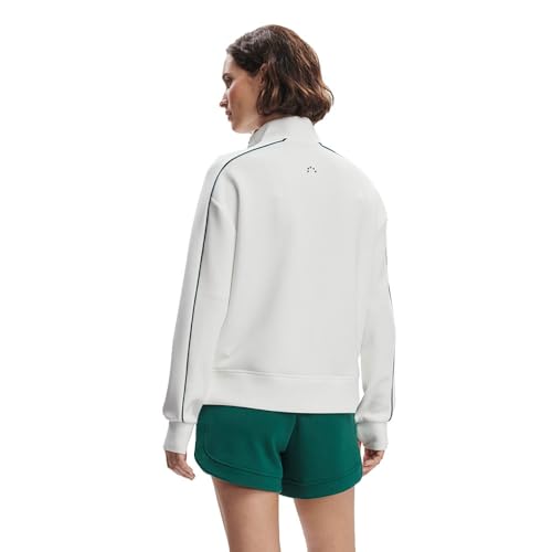 Varley Kirsi Half-Zip Womens Pullover - White/Forest/M2