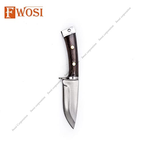 Fwosi Kukri Blade -13-Inch Heavy Duty Fixed Blade Knife Gorkha Or Military Kukri With Carbon Steel Blades, Bone & Wood Handle - Handcrafted In Nepal #TOP4