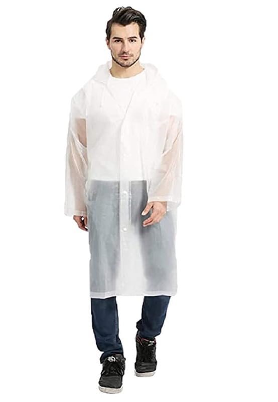 Men's I Boy's Waterproof PVC Long Raincoat (Pack Of 01)