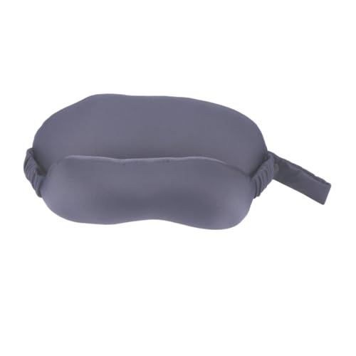 Almohada de viaje con mascarilla de algodón y poliéster miniatura 1