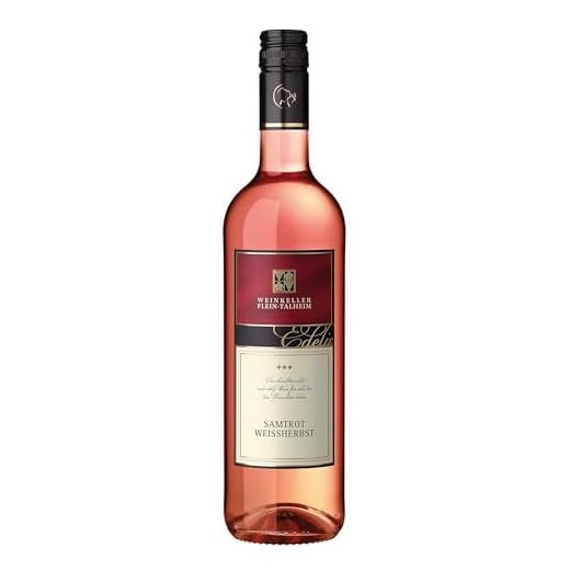 WZG Württemberger Wein Fleiner Samtrot Weißherbst QW halbtrocken (1 x 0.75 l) (Packung mit 6)