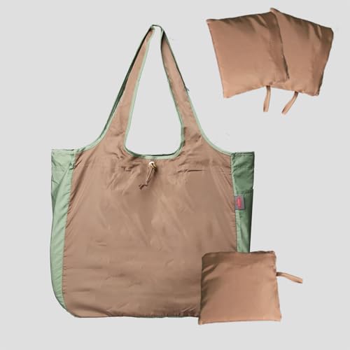 Daclubmenxy Reusable Shopping Bags, 2 Pack Grocery Bags,
