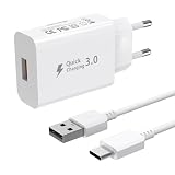 18W Cable Cargador 3.0 USB Tipo C, Poco X3 Note 8 Cargadors Carga