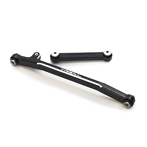 Treal Scx24 Steering Links Aluminum 7075 Steering Linkage Set For Axial Scx24 1/24 Scale Upgrades(Black) #TOP1