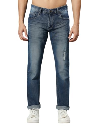 Image of Thomas Scott Men's Regular Fit Mid Rise Mid-Rise Stretchable Jeans