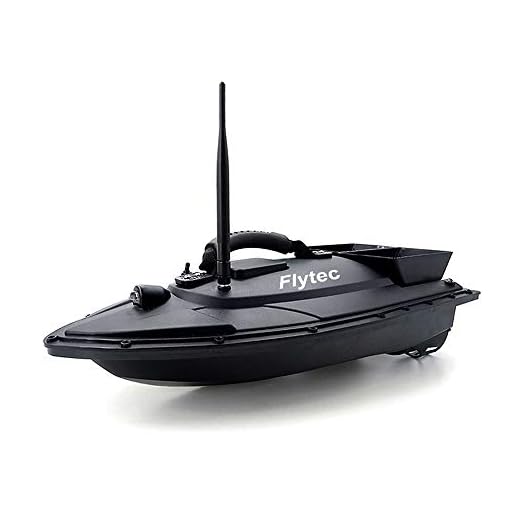Goolsky Flytec Barco RC 2011-5 Buscador de Peces 1.5kg Carga de 500m Barco de Cebo de Pesca de Control Remoto 2.4GHz Barcos RC para Adultos y Niños