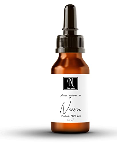 NORA CAMBER Aceite de Neem 100% Vegetal, puro y Orgánico. Multiusos para plantas. Para acné, pieles secas, cabello y corporal. 50ml, 100ml, 150ml, y 400ml. Insecticida ecológico Cover