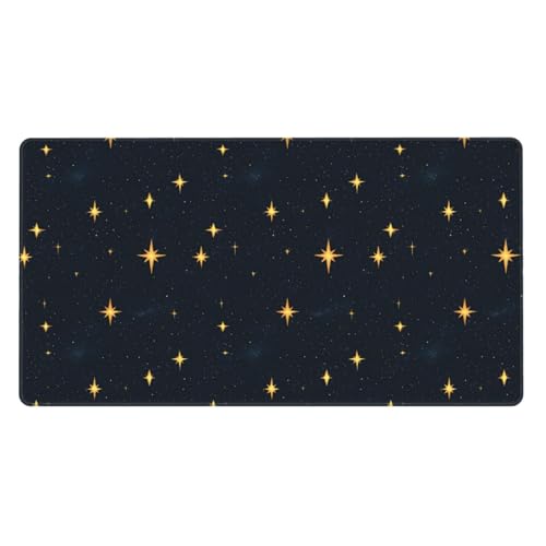 Tapis de bureau ciel étoilé base en caoutchouc pour stabiliser la souris
