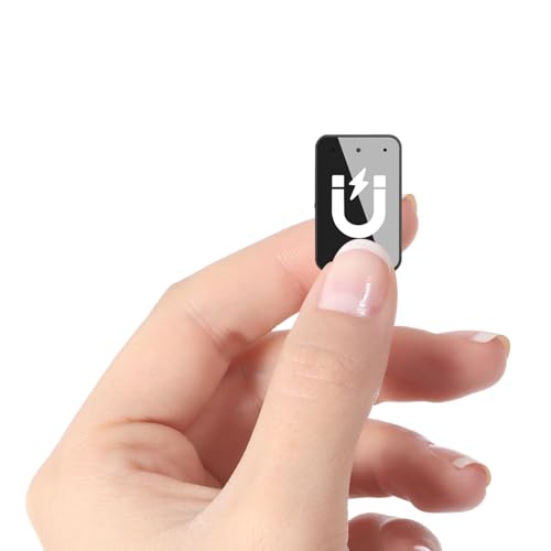 64GB Magnetic Voice Recorder- Mini Voice Recorder with Earphones, Type C Port Continuous Recording Device, Portable Mini Grabadora de Voz, Easy to Use Audio Recorder for Lectures, Interview, Meetings
