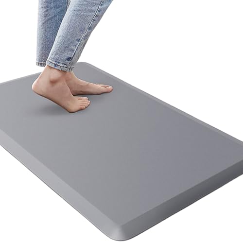 Bemonew Anti-Ermüdungsmatte, 43, 9 x 76, 2 x 1, 3 cm, verdickte Küchenmatten für den Boden, verschleißfest und wasserdicht, rutschfeste Küchenmatte für Zuhause, Badezimmer, Büro