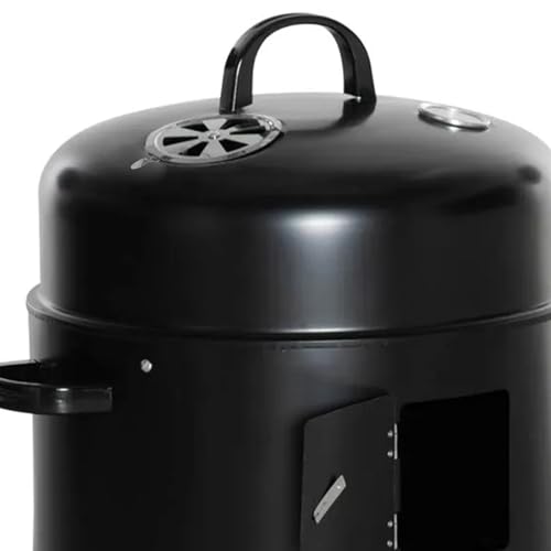 2 unidades de ventilador de aire para parrilla en acero inoxidable miniatura 4