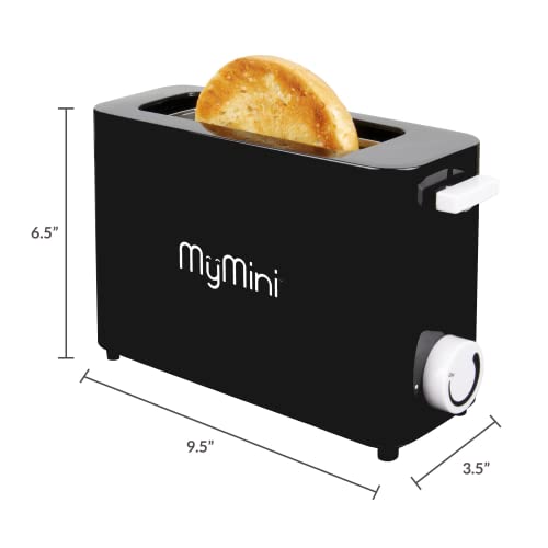 Nostalgia Mymini™ Single Slice Toaster - Extra Wide Slot - With Crumb Tray - 500 Watts #TOP7