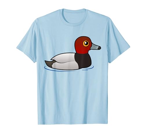Cute Cartoon Redhead Duck Birdorable Waterfowl Bird Species T-Shirt