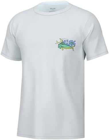 T-shirt graphique de pêche pour hommes HUK, manches Madagascar