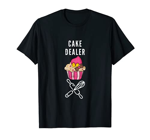 Drôle Baker Design Cake Dealer Pâtissier Chef Outils de T-Shirt