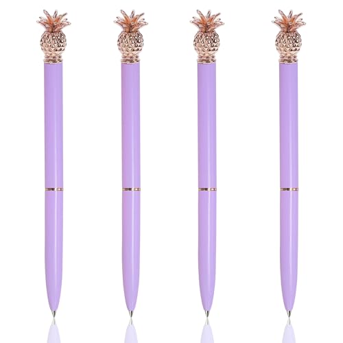 Stylo à bille ananas encre noire cadeau anniversaire et Noël