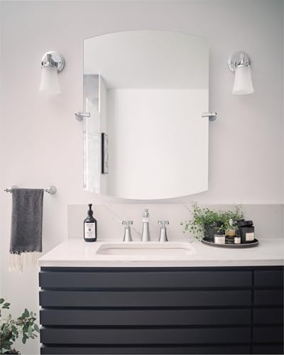 Moen TS6985 Flara Two-Handle 8 in. Widespread Cross Handle Bathroom Faucet Trim Kit, Valve Required, Chrome miniatura 3