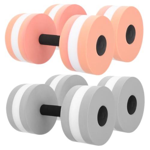 Parliky Juego de 4 Pesas Acuáticas para Ejercicios Piscina Material EVA Flotante 2 Pares Colores - y - Equipo para y Fitness Acuático