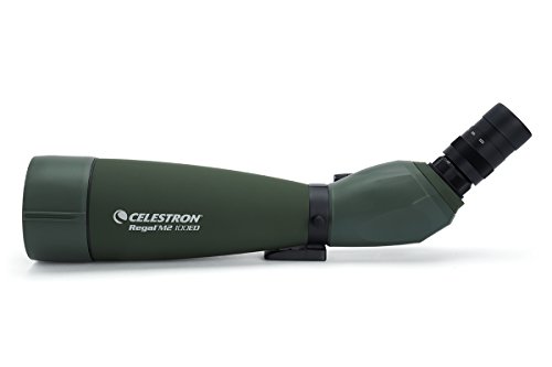 31sMM9iEt9L Celestron Regal M2 100ED Spotting Scope – ED Glass for Hunting, Birding and Outdoor Actvities – Phase and Dielectric Coated BaK-4 Prism – Fully Multi-Coated Optics – Dual Focus – 22-67x Zoom Eyepiece - Image 4